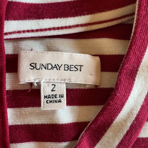 Sunday Best Striped Dress ~ Aritzia - Picture 3 of 4